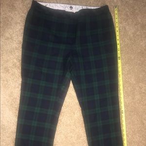 Brooks Brothers Wool Blue Plaid Pants